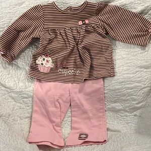 🎉 3 for $10 🎉 Carters 6-9m “cute as a cupcake” set